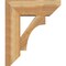 Ekena Millwork Westlake Slat Rough Sawn Bracket w/ Offset Brace, Western Red Cedar, 8"W x 22"D x 26"H BKT0806X22X26WTL06RWR - alternate 2